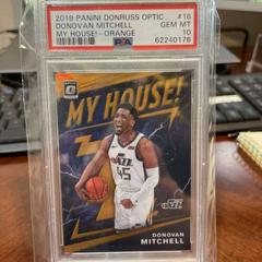 Donovan Mitchell [Orange] Basketball Cards 2019 Panini Donruss Optic My House Prices
