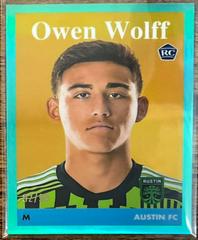 Owen Wolff [Aqua] #58T-10 Soccer Cards 2023 Topps Chrome MLS 1958 Prices