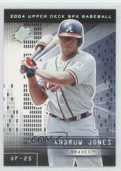 Andruw Jones #3 Baseball Cards 2004 Spx Prices