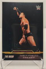 Takes on Stone Cold Steve Austin Wrestling Cards 2015 Topps WWE Road to Wrestlemania The Rock Rocking Prices