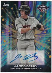 Jacob Berry [Gold] #FC-JB Baseball Cards 2023 Topps Pro Debut Future Cornerstones Autographs Prices