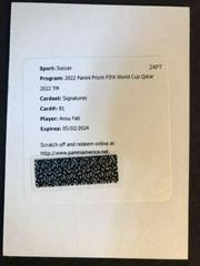 Ansu Fati #S-AF Soccer Cards 2022 Panini Prizm World Cup Signatures Prices