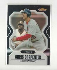 Chris Carpenter [Black Refractor] #100 Baseball Cards 2007 Finest Prices