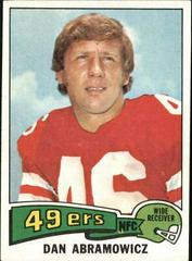 Dan Abramowicz #32 Football Cards 1975 Topps Prices