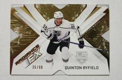 Quinton Byfield [Gold] #RFX-37 Hockey Cards 2022 SPx Radiance FX Prices