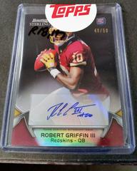 Robert Griffin III [Autograph Black Refractor] Football Cards 2012 Bowman Sterling Prices