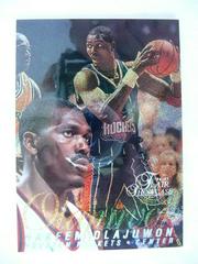 Hakeem Olajuwon [Row 0] #14 Basketball Cards 1996 Flair Showcase Prices