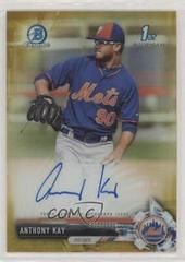 Anthony Kay [Gold Refractor] Baseball Cards 2017 Bowman Chrome Prospects Autographs Prices