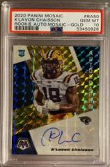 K'Lavon Chaisson [Gold] #RA50 Football Cards 2020 Panini Mosaic Rookie Autographs Prices