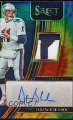 Drew Bledsoe [Tie Dye] #SMP-DBL Football Cards 2021 Panini Select Signature Memorabilia Prices