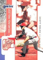 Scott Rolen Baseball Cards 2001 Fleer Game Time Prices