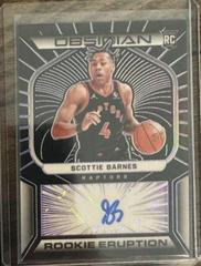 Scottie Barnes [Purple] #RES-SCB Basketball Cards 2021 Panini Obsidian Rookie Eruption Signatures Prices