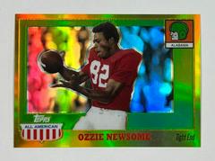 Ozzie Newsome [Gold Chrome Refractor] #14 Football Cards 2005 Topps All American Prices