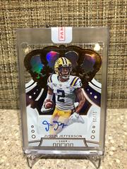 Justin Jefferson [Signature Holo] Football Cards 2020 Panini Chronicles Draft Picks Crown Royale Prices