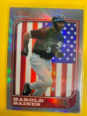 Harold Baines [Refractor] #33 Baseball Cards 1997 Bowman Chrome International Prices