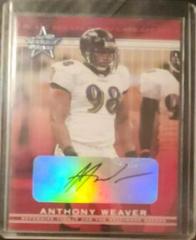 Anthony Weaver [Autograph] Football Cards 2002 Leaf Rookies & Stars Prices
