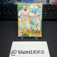 Karim Benzema [Green] #18 Soccer Cards 2022 Panini Donruss Pitch Kings Prices