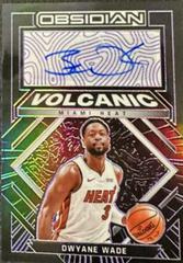 Dwyane Wade [Purple] #VS-DYW Basketball Cards 2021 Panini Obsidian Volcanic Signatures Prices