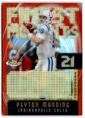 Peyton Manning #FM21 Football Cards 2005 Topps Finest Manning Moments Prices
