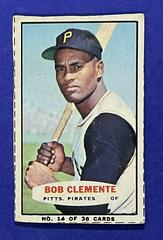 Bob Clemente [Hand Cut] Baseball Cards 1962 Bazooka Prices