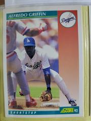 Alfredo Griffin #254 Baseball Cards 1992 Score Prices