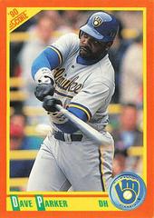 Dave Parker #12T Baseball Cards 1990 Score Traded Prices