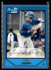 Andrew Lambo #BDPP28 Baseball Cards 2007 Bowman Draft Picks & Prospects Prices