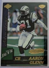 Aaron Glenn [Galvanized] #108 Football Cards 1999 Collector's Edge Advantage Prices