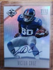 Victor Cruz [Monikers Silver Autograph] #65 Football Cards 2012 Panini Limited Prices