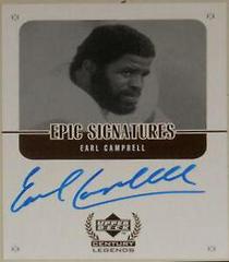 Earl Campbell Football Cards 1999 Upper Deck Century Legends Epic Signatures Prices