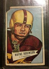 Wayne Robinson #68 Football Cards 1952 Bowman Large Prices