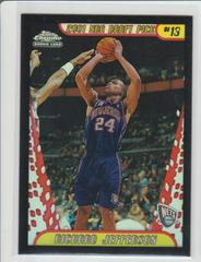 Richard Jefferson [Black Refractor] Basketball Cards 2001 Topps Chrome Prices