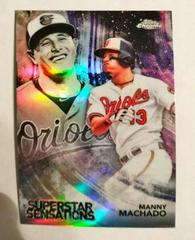 Manny Machado [Orange Refractor] #SS-2 Baseball Cards 2018 Topps Chrome Superstar Sensations Prices