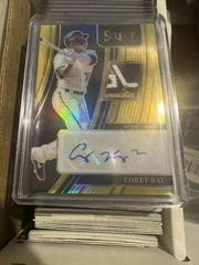 Corey Ray [Gold] Baseball Cards 2022 Panini Select Signature Materials Prices
