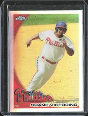 Shane Victorino [Purple Refractor] #9 Baseball Cards 2010 Topps Chrome Prices