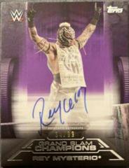 Rey Mysterio [Purple] #GA-RM Wrestling Cards 2021 Topps WWE Undisputed Grand Slam Champions Autographs Prices