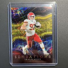 Travis Kelce [Gold] Football Cards 2021 Panini Select Sensations Prices