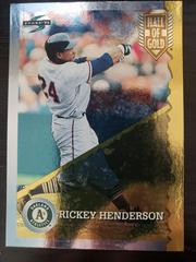 Rickey Henderson [Hall of Gold] Baseball Cards 1995 Score Hall of Gold Prices