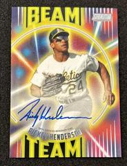 Henderson Baseball Cards 2022 Stadium Club Beam Team Autographs Prices
