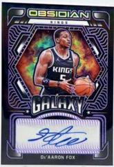 De'Aaron Fox [Purple] #GA-DAF Basketball Cards 2021 Panini Obsidian Galaxy Autographs Prices