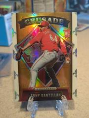Tony Santillan [Neon Orange] #10 Baseball Cards 2022 Panini Chronicles Crusade Prices