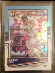 Aaron Judge [Carolina Blue & White] #130 Baseball Cards 2020 Panini Donruss Optic Prices