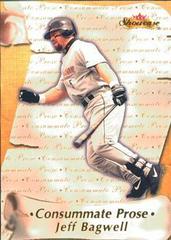 Jeff Bagwell Baseball Cards 2000 Fleer Showcase Consummate Prose Prices