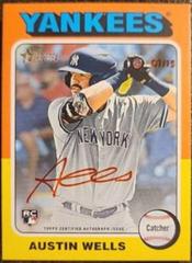 Austin Wells [Special Edition Red Ink] #ROA-AW Baseball Cards 2024 Topps Heritage Real One Autograph Prices