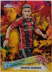 Thiago Almada [Gold] Soccer Cards 2023 Topps Chrome MLS Future Stars Prices