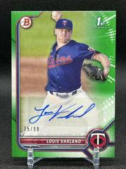 Louie Varland [Green] #PPA-LVD Baseball Cards 2022 Bowman Paper Prospect Autographs Prices