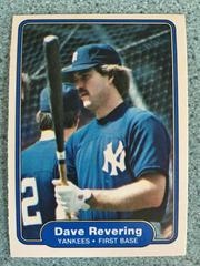 Dave Revering #51 Baseball Cards 1982 Fleer Prices
