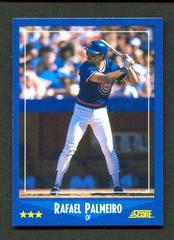 Rafael Palmeiro #186 Baseball Cards 1988 Score Glossy Prices