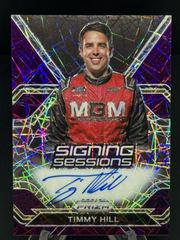 Timmy Hill [Purple Velocity] #S-TH Racing Cards 2021 Panini Prizm Signing Sessions Prices