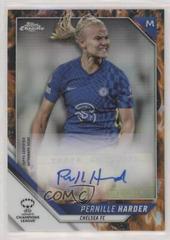 Pernille Harder [Inferno Refractor] Soccer Cards 2021 Topps Chrome UEFA Women’s Champions League Autographs Prices